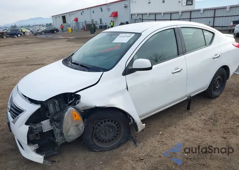 2014 Nissan Versa 1.6 Sv z USA, uszkodzony, nr VIN 3N1CN7AP1EL819776